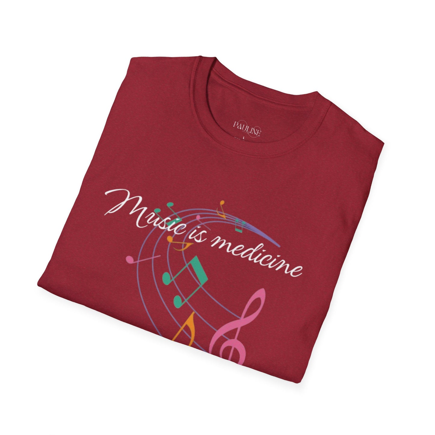 Music is Medicine to my Soul Inspirational T-Shirt
