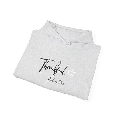 Thankful Hoodie - Psalm 95:2 Faith-Inspired Pullover