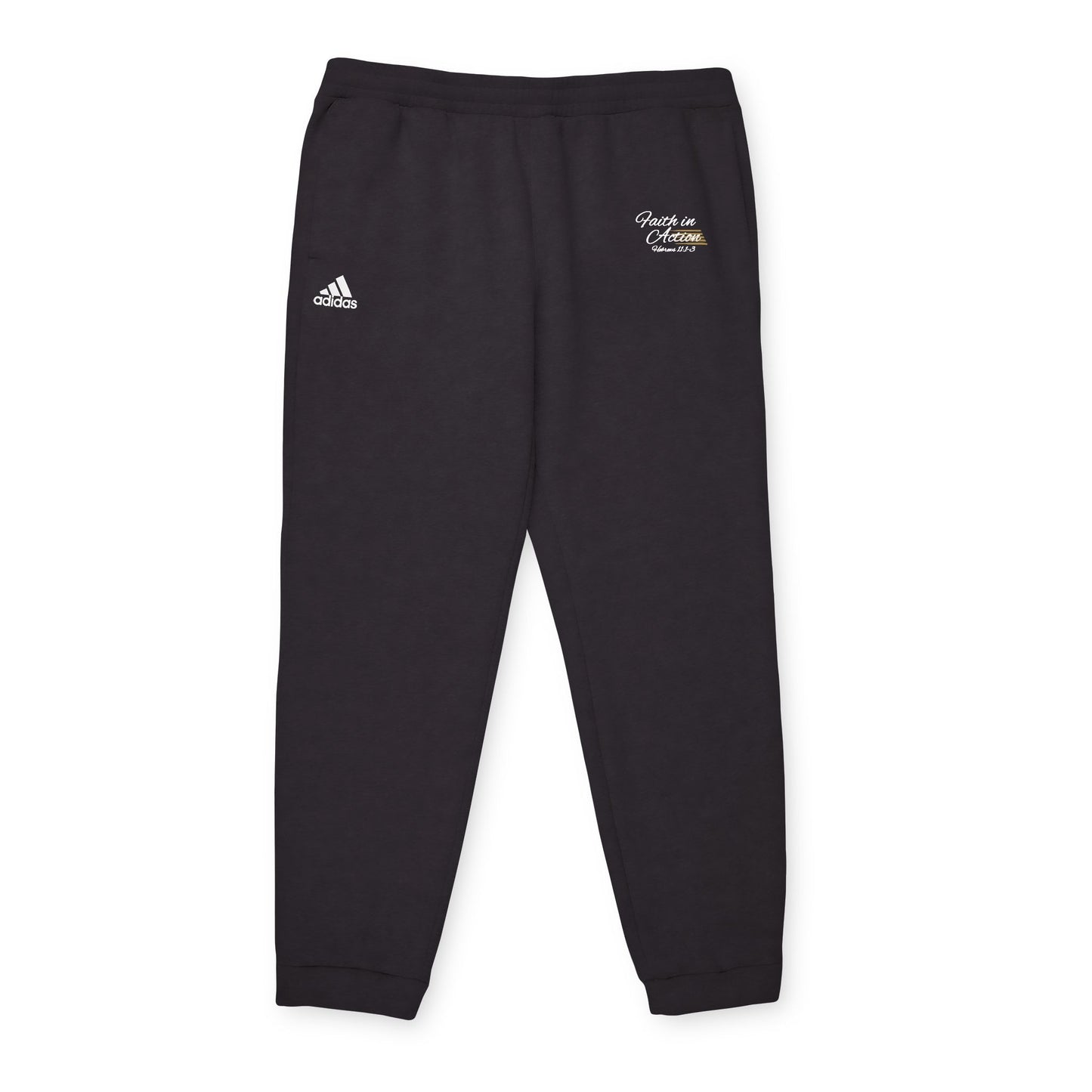 Adidas Unisex Fleece Joggers "Faith in Action"