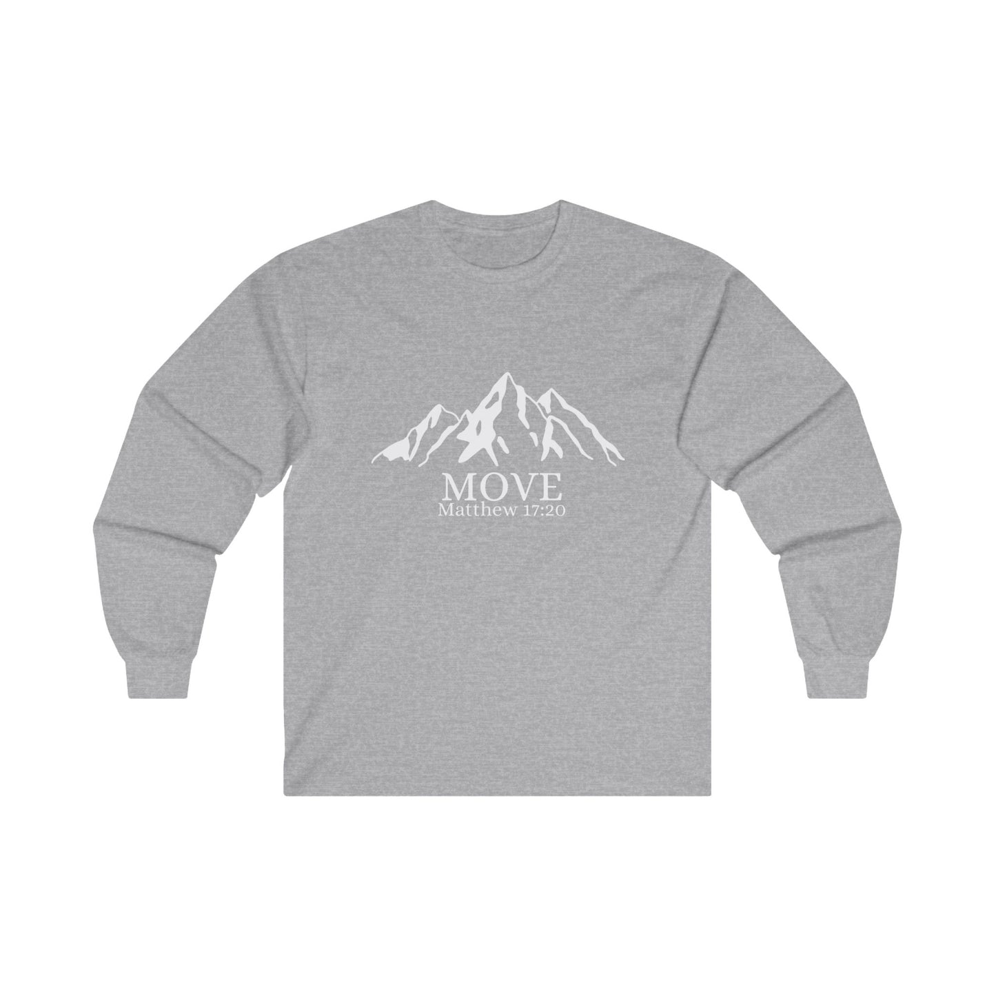 "Move" Ultra Cotton Long Sleeve Tee