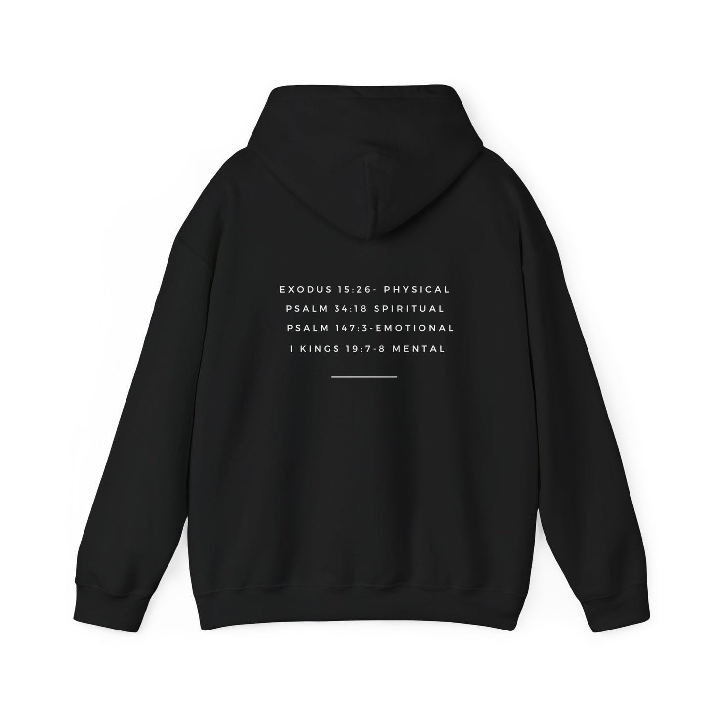 Hooded Sweatshirt - Jehovah Rapha The God who Heals