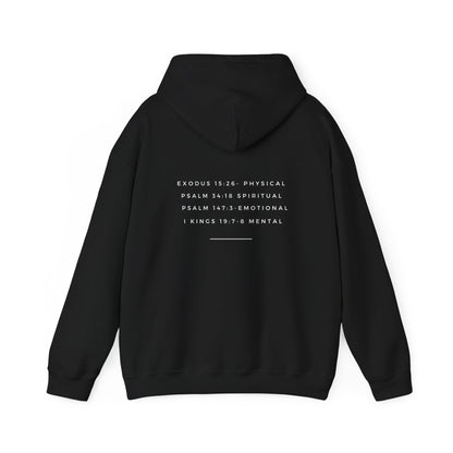 Hooded Sweatshirt - Jehovah Rapha The God who Heals