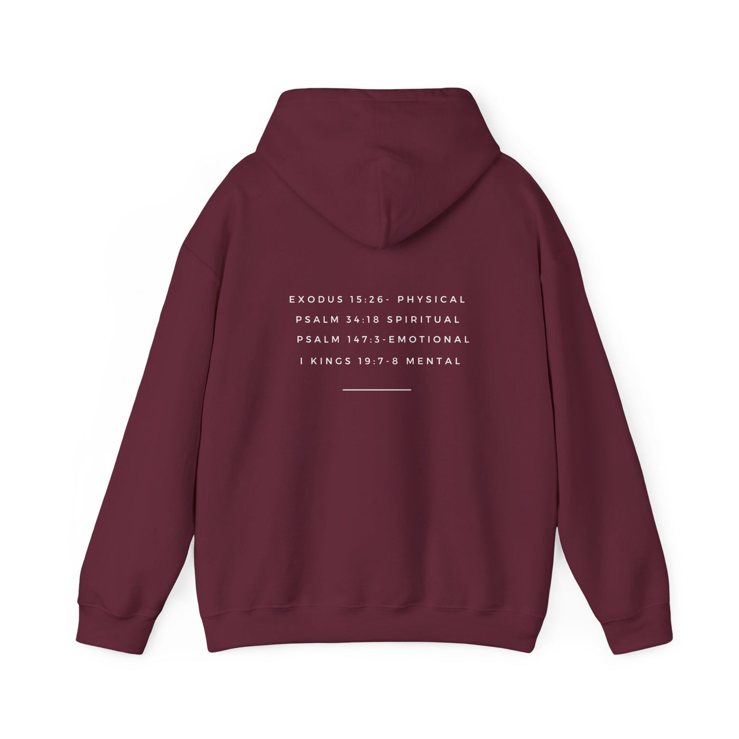 Hooded Sweatshirt - Jehovah Rapha The God who Heals