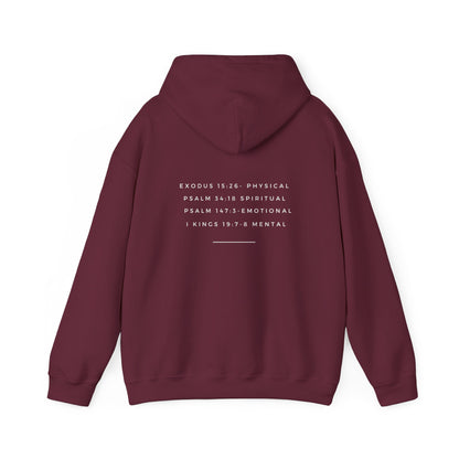 Hooded Sweatshirt - Jehovah Rapha The God who Heals