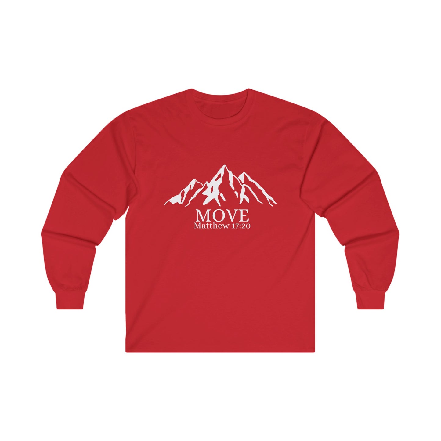 "Move" Ultra Cotton Long Sleeve Tee