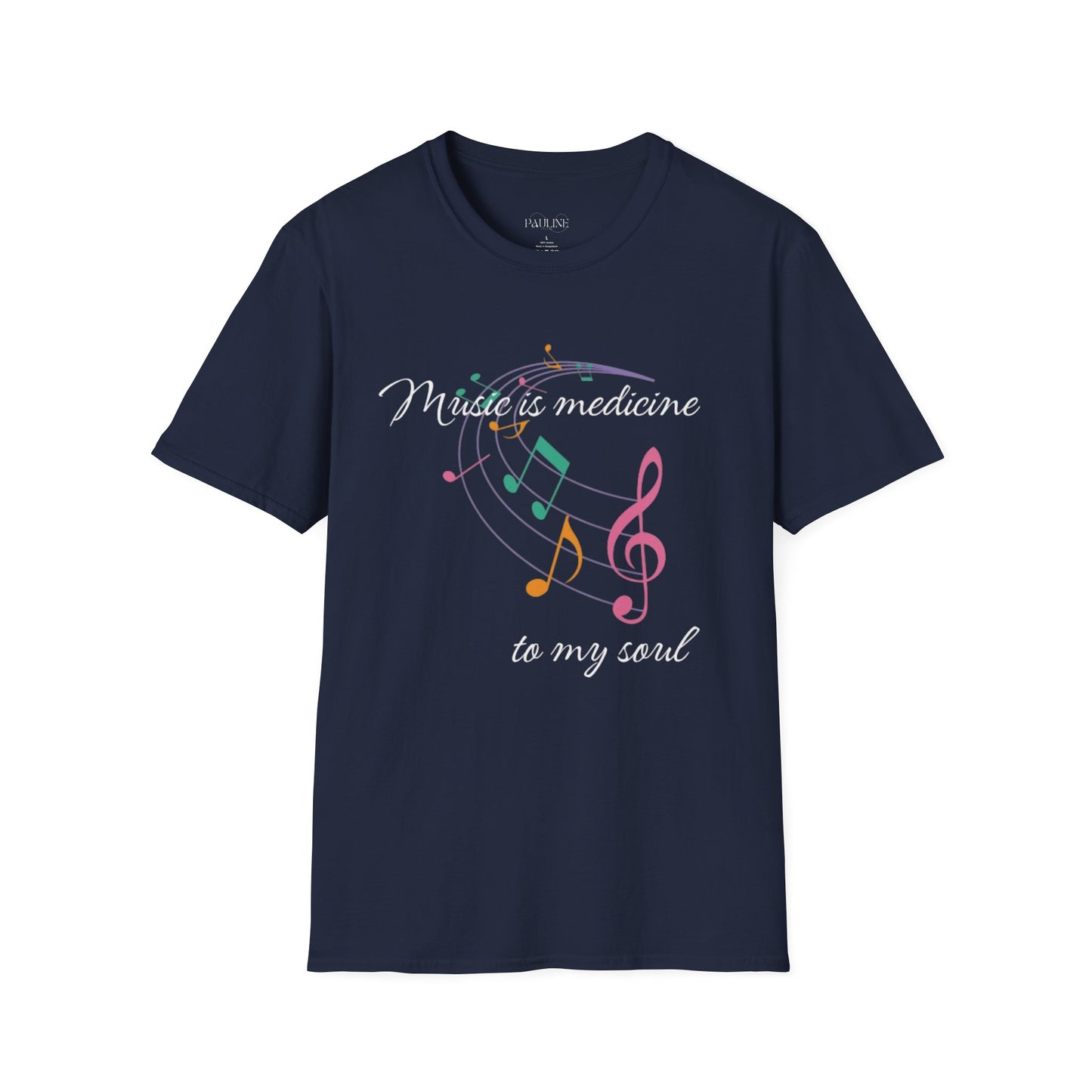 Music is Medicine to my Soul Inspirational T-Shirt