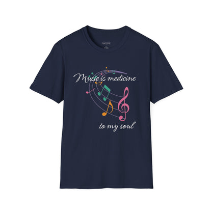 Music is Medicine to my Soul Inspirational T-Shirt