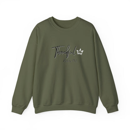 Thankful Sweatshirt — Psalm 95:2 Inspirational Crewneck