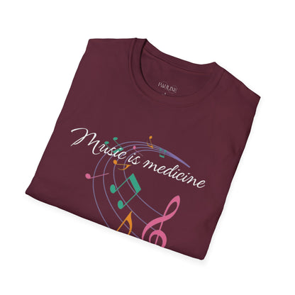 Music is Medicine to my Soul Inspirational T-Shirt
