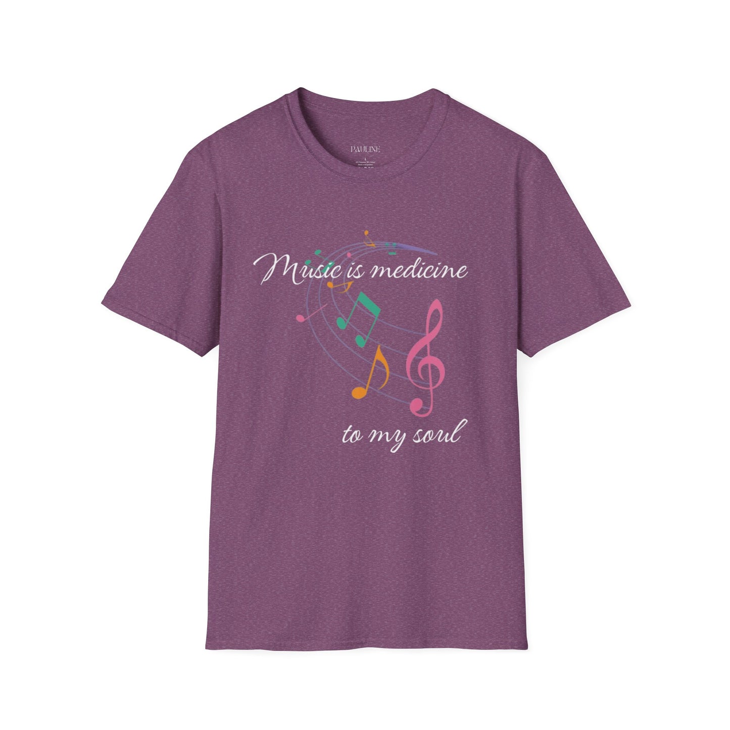 Music is Medicine to my Soul Inspirational T-Shirt