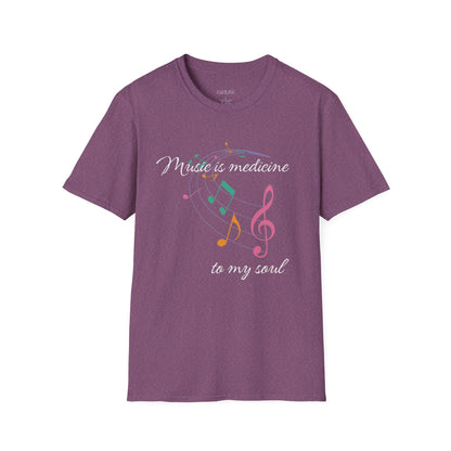 Music is Medicine to my Soul Inspirational T-Shirt